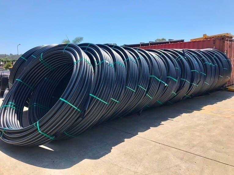 Large HDPE Pipe Rolls